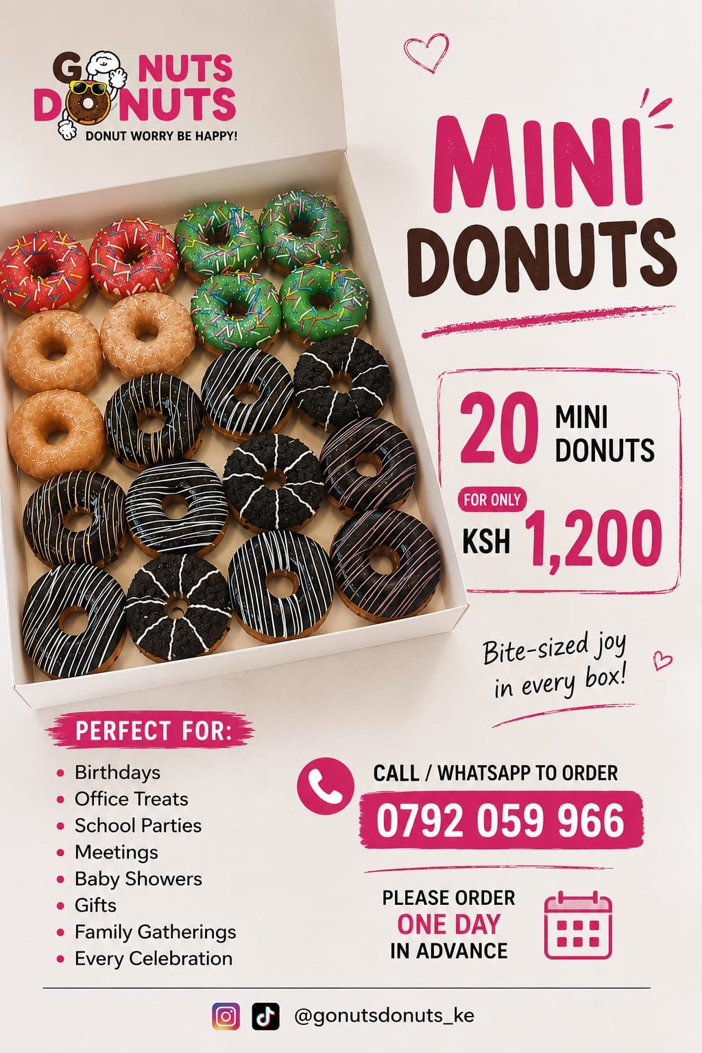 Mini donut offer in Nairobi